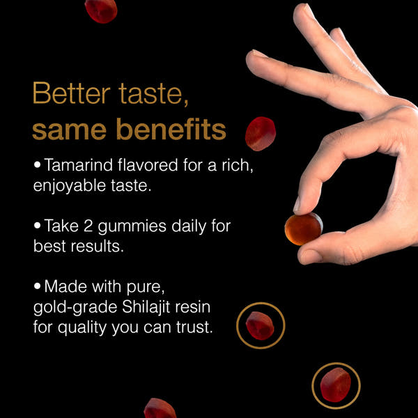 Bodywise Pure Himalayan Shilajit Gummies Gold