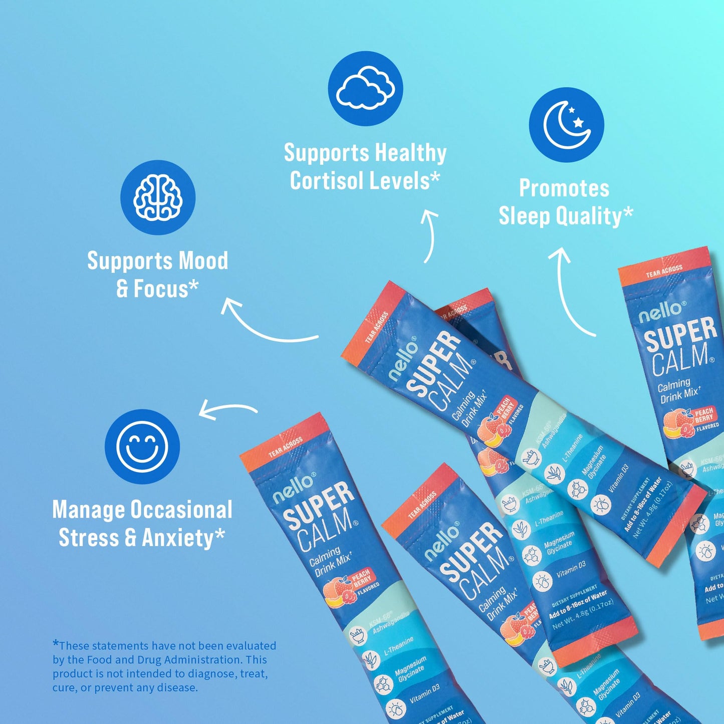 Nello Supercalm Powdered Drink Mix